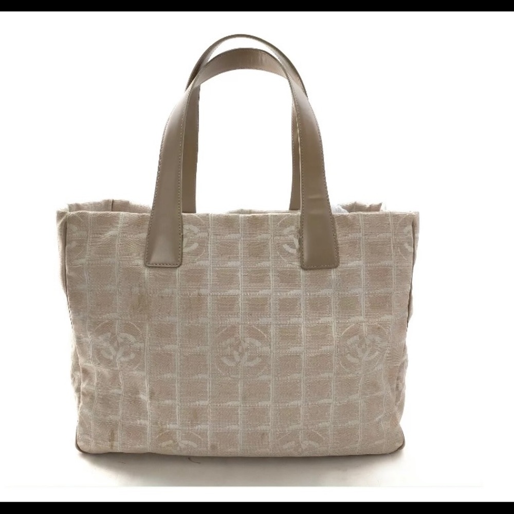 Authentic Chanel Beige Travel Tote!